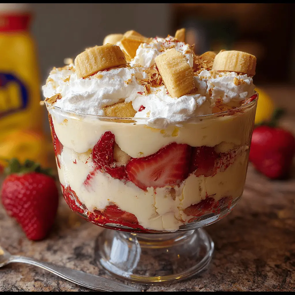 Strawberry Banana Pudding Dream: A Delightfully Easy Treat