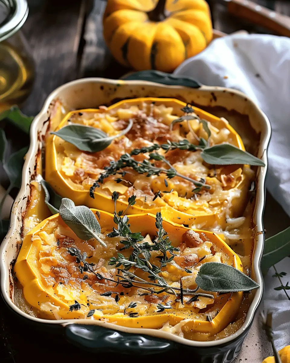 Acorn Squash Casserole: Cozy, Creamy, and Deliciously Indulgent for Fall