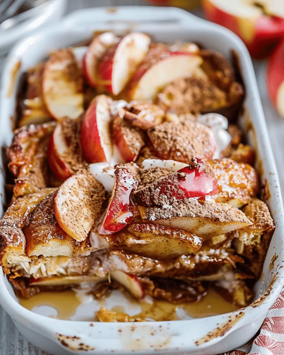 Apple Cinnamon French Toast Casserole: Cozy & Indulgent Brunch Delight