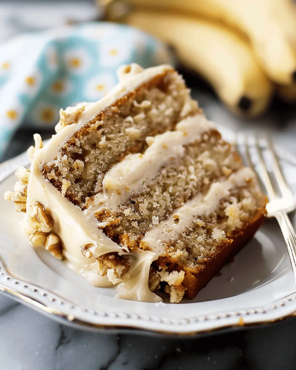 Banana Cake Recipe: Indulge in Moist Cake with Brown Butter Frosting