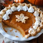 Best Pumpkin Pie With Flaky Homemade Crust And Creamy Filling