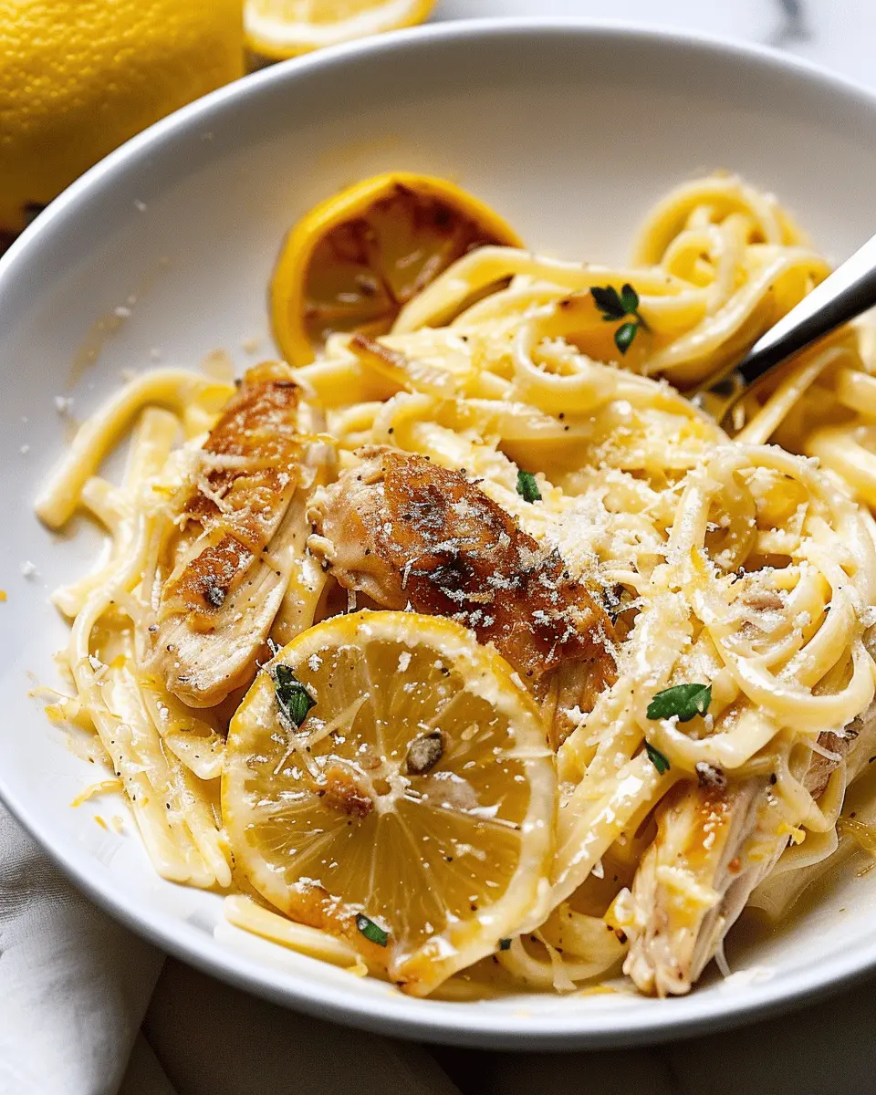 Buttery Lemon Chicken Pasta: Indulgent Creaminess in Every Bite