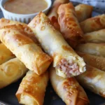 Cheese Ham Egg Rolls – Crispy, Cheesy & Perfectly Savory!