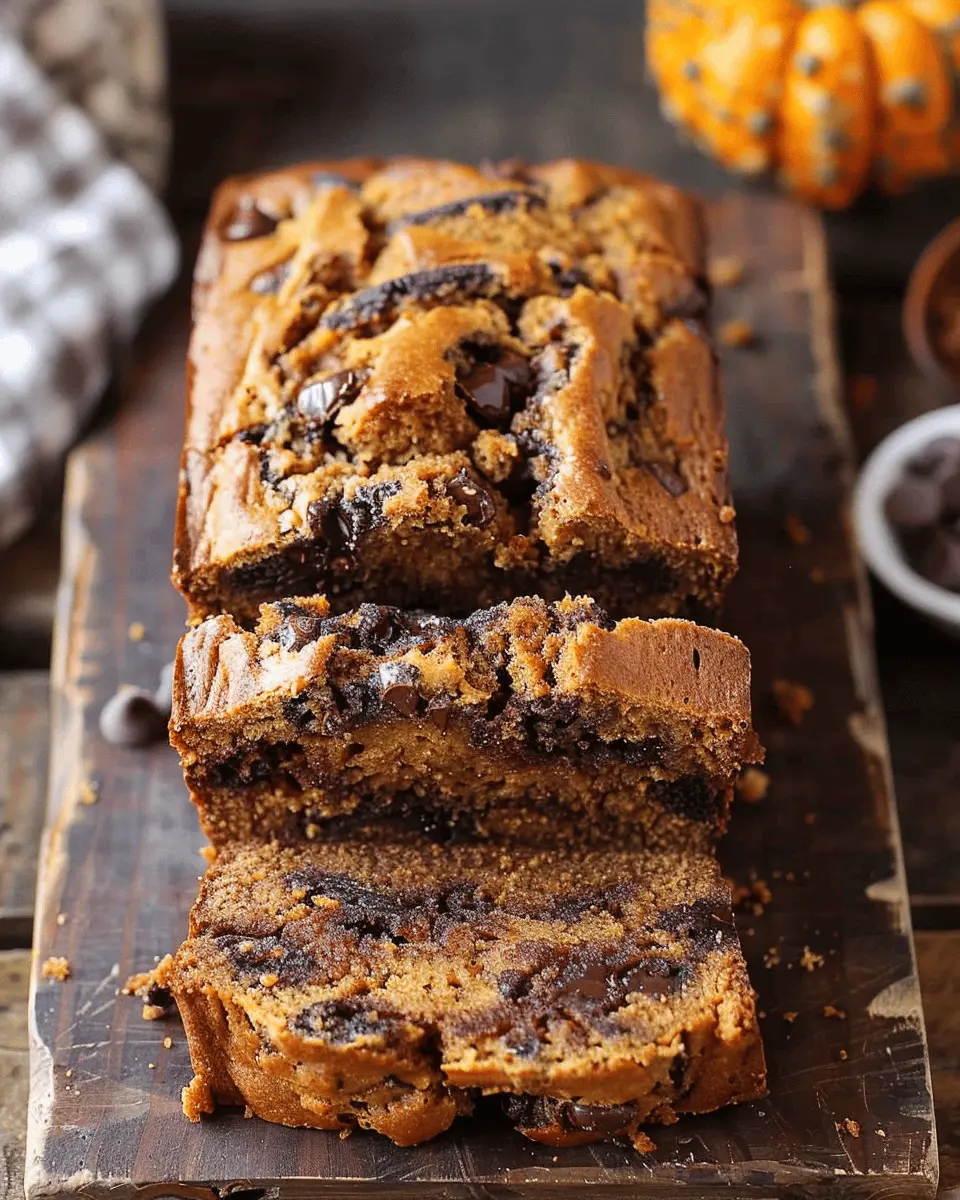 Cinnamon Swirl Chocolate Chip Pumpkin Butter Bread: The Best Fall Treat