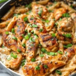 Creamy Cajun Alfredo Chicken Skillet – Spicy, Creamy & One-Pan Delicious!