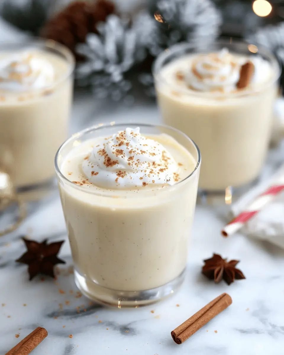 Creamy Homemade Holiday Eggnog Recipe: Indulge in Festive Flavors