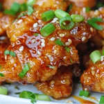 Crispy Chinese Honey Garlic Chicken