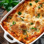 Dump-and-Bake Chicken Parmesan Casserole – No Fuss, All Flavor