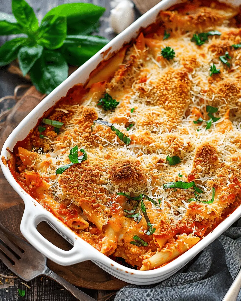 Dump-and-Bake Chicken Parmesan Casserole: Easy, No Fuss Flavor