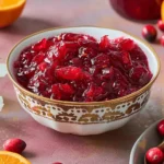 Easy Homemade Cranberry Sauce with Orange Juice