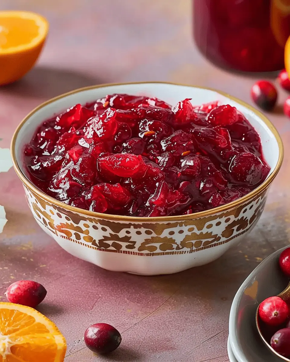 Easy Homemade Cranberry Sauce with Orange Juice for a Fresh Twist