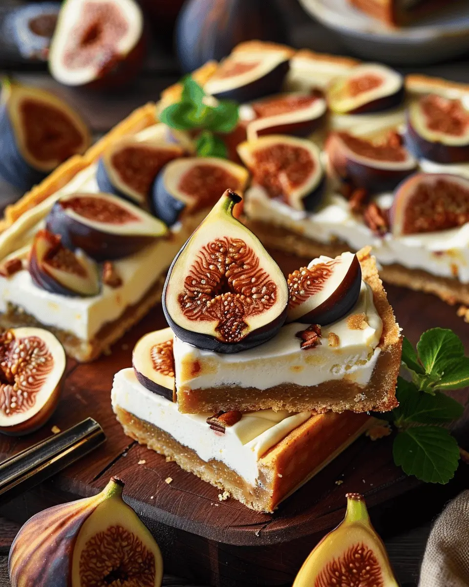 Irresistible Fig Cream Cheese Bars: Easy and Indulgent Treats
