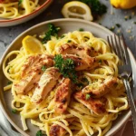 Lemon Garlic Chicken Pasta – Bright, Zesty & Comfort in Every Bite!