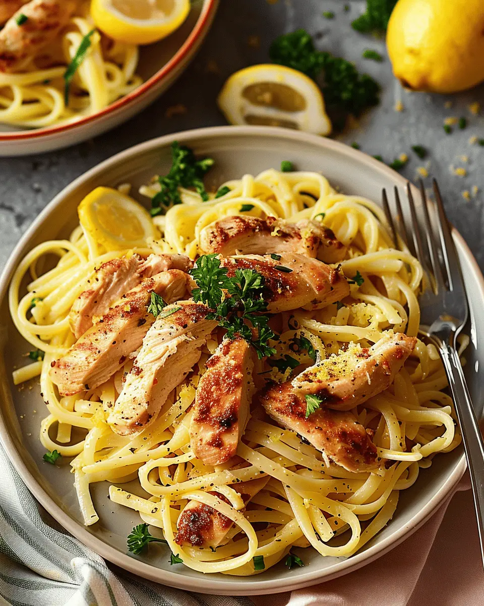Lemon Garlic Chicken Pasta: Easy, Zesty Comfort in Every Bite