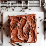 Protein Chocolate Birthday Sheet Cake