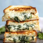 Spinach Feta Protein Grilled Cheese – Savory, Cheesy & Packed with Goodness!
