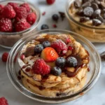 Baked Protein Pancake Bowls