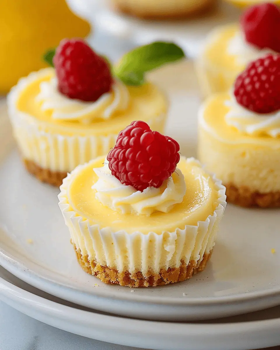 Mini Lemon Cheesecakes: Easy Indulgence for Your Sweet Tooth