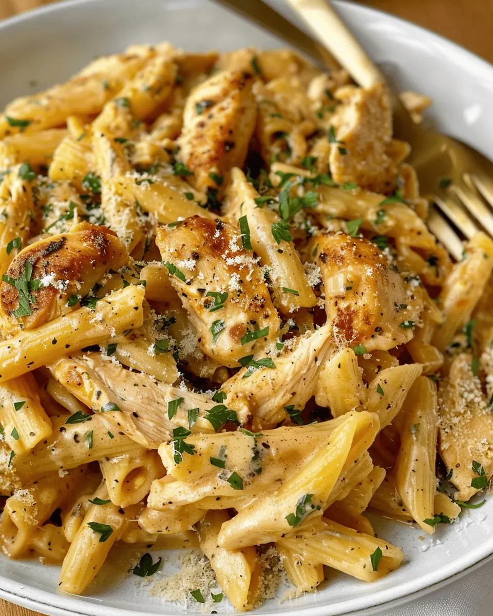 Easy Parmesan Chicken Pasta – A Juicy Twist on Comfort Food