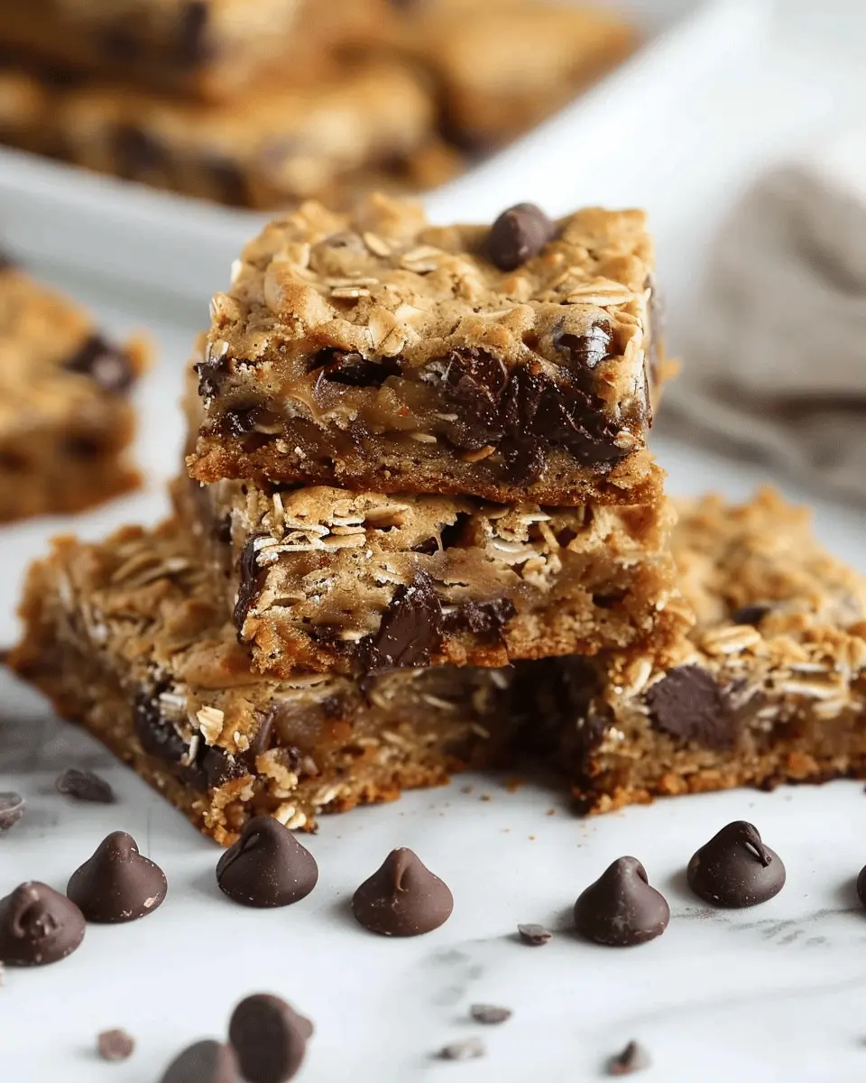 Chocolate Chip Oatmeal Cookie Bars: The Best Homemade Treat