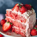 Homemade Strawberry Cake