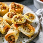 Quick & Delicious Sausage Egg Breakfast Rolls – The Perfect Brunch Bite!