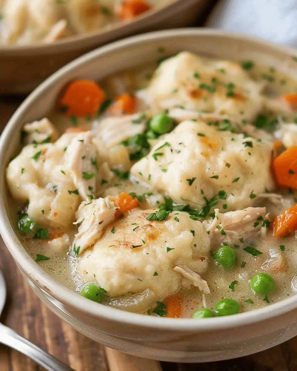 Crockpot Chicken and Dumplings: Easy Comfort Food Delight