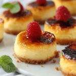 Mini Crème Brûlée Cheesecakes