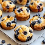 Blueberry Cottage Cheese Muffins
