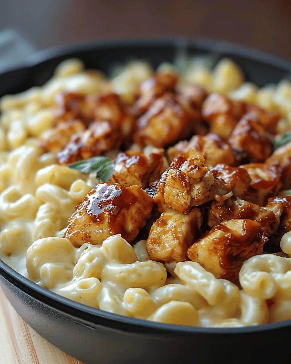 High Protein Honey BBQ Chicken Mac Cheese: The Best Comfort Dish