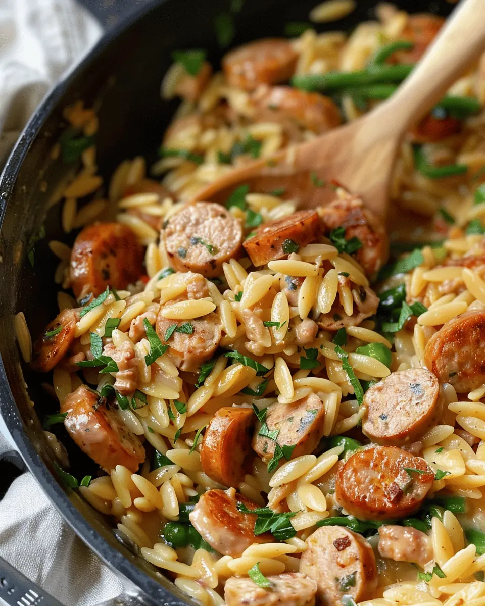 Creamy Chicken Sausage Orzo: A Cozy One-Pot Wonder for Dinner
