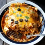CROCKPOT CHICKEN ENCHILADA CASSEROLE