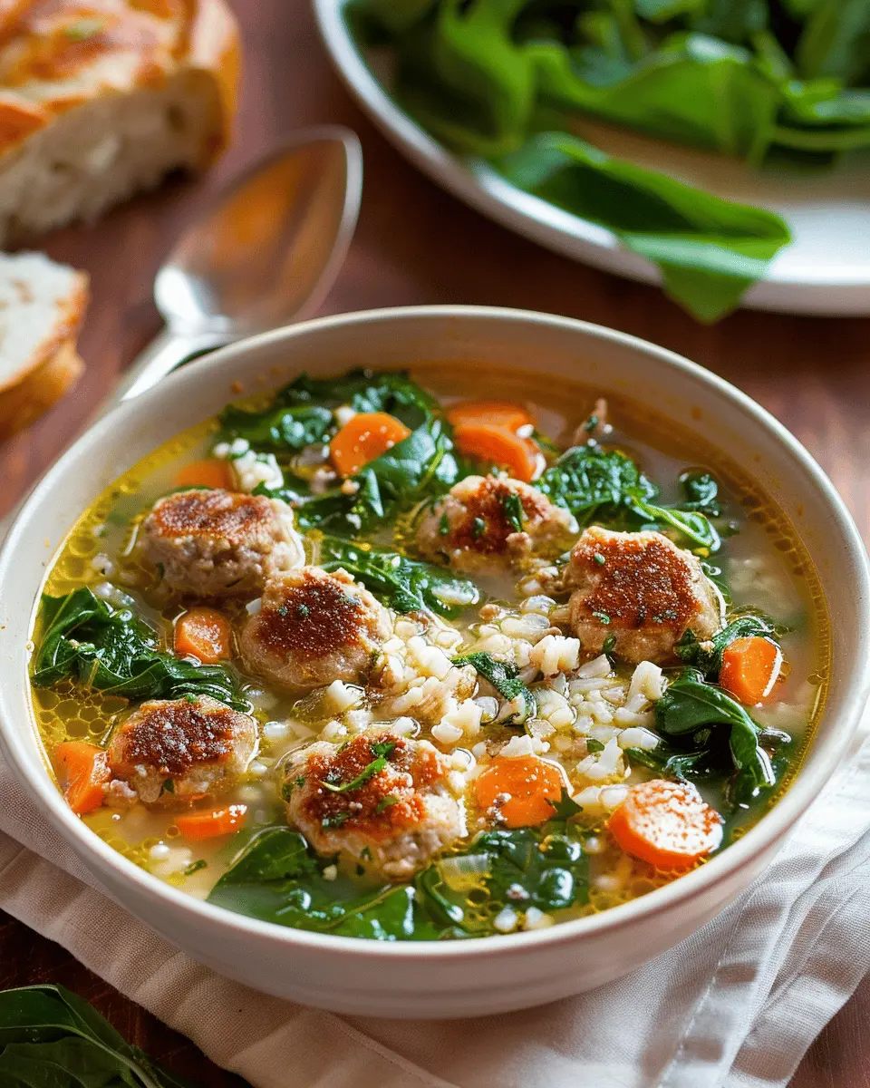 Italian Wedding Soup: A Hearty Twist with Turkey Bacon & Chicken Ham