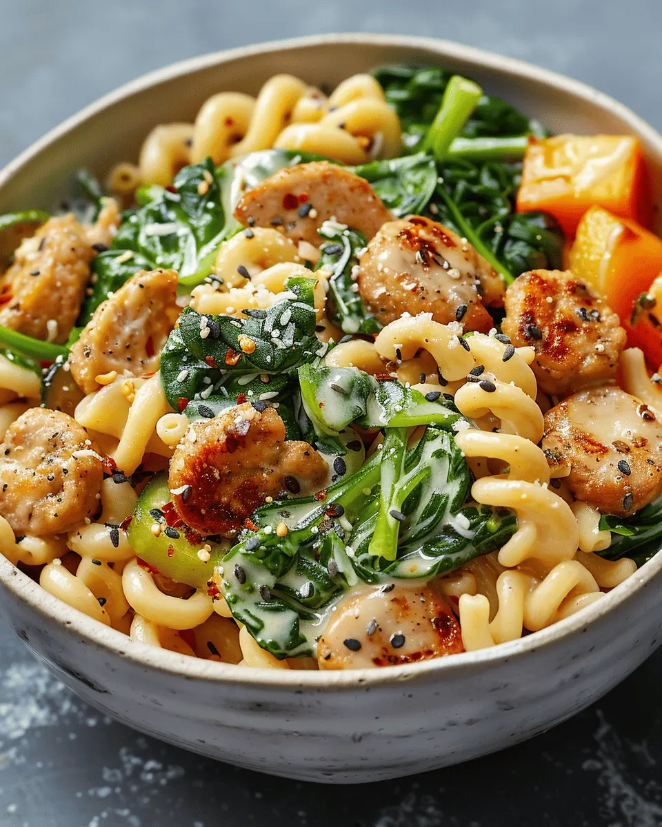 Creamy Protein Pasta Bowl: Your Easy 15-Minute Dinner Fix