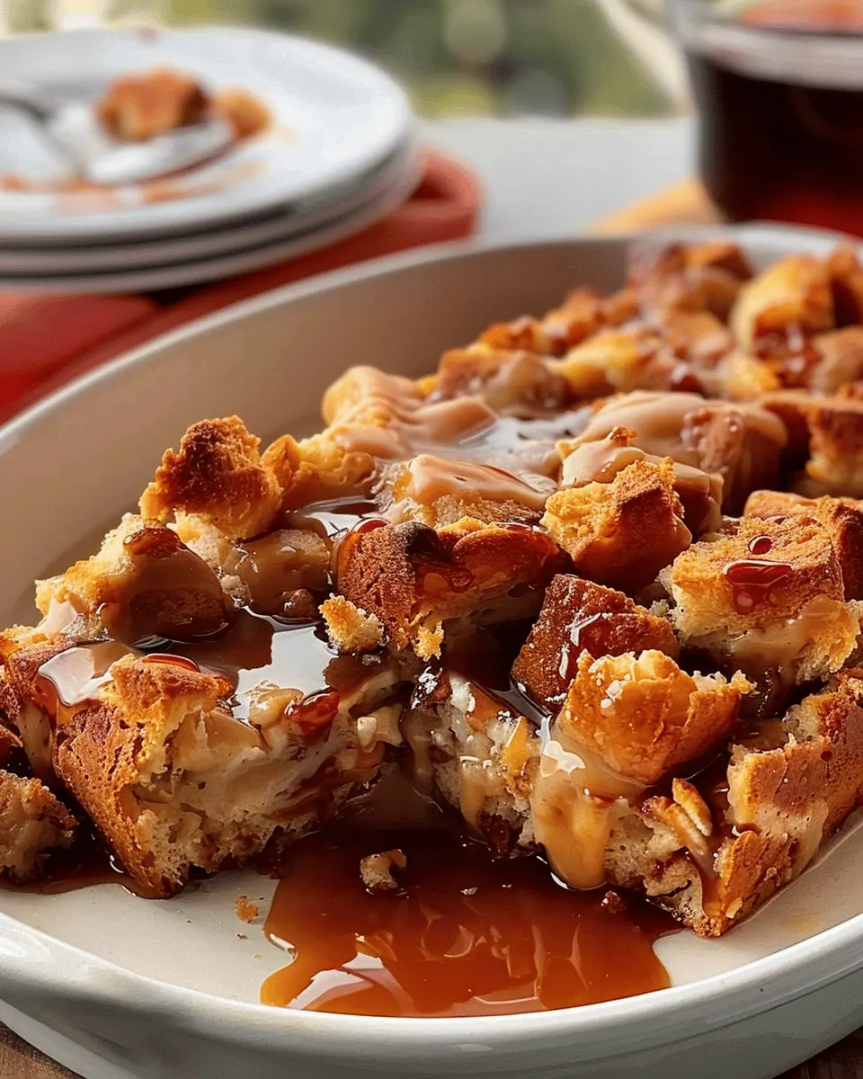 Boozy Bread Pudding with Whiskey Caramel Sauce: Indulgent Delight