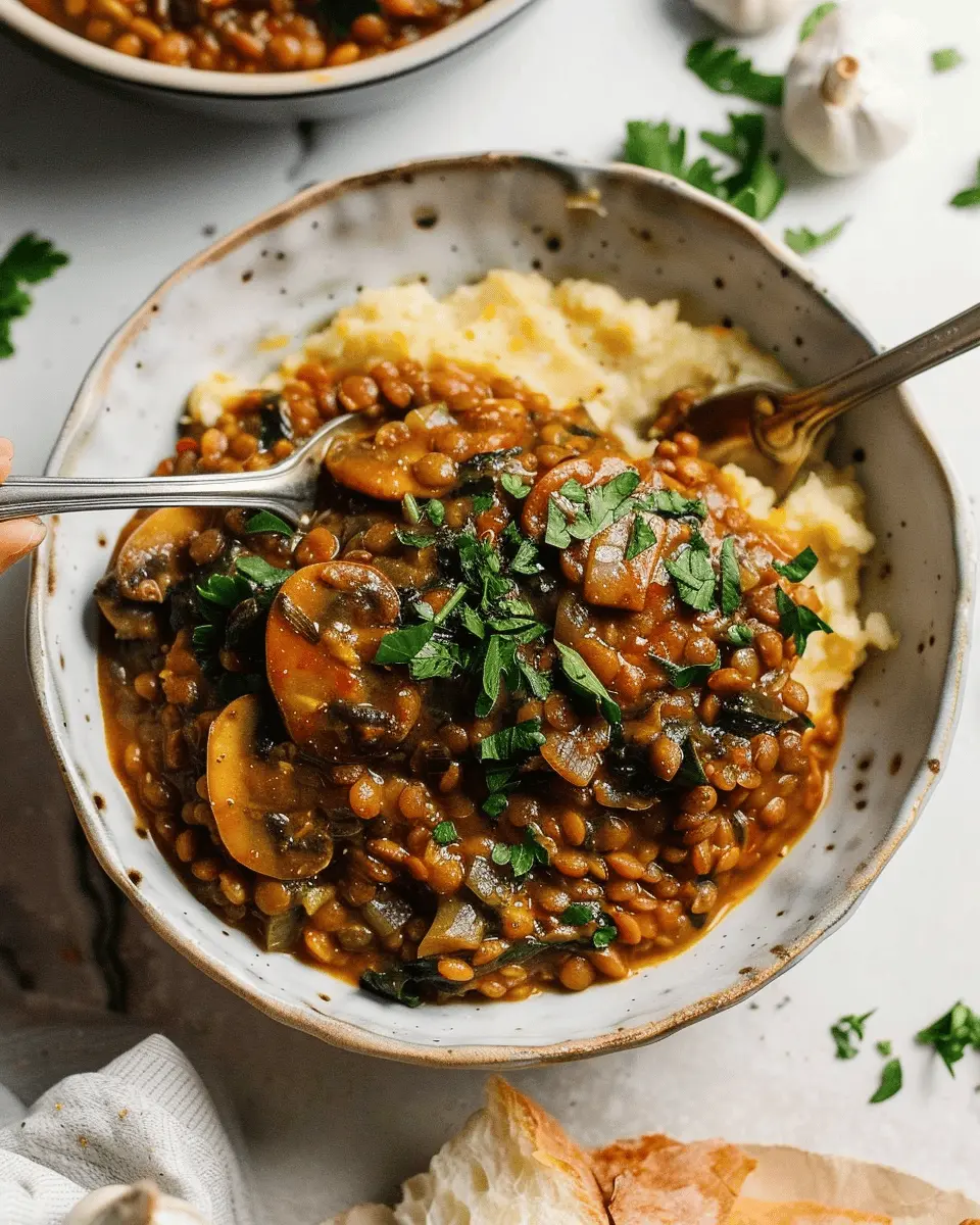 Vegan Lentil Mushroom Stew: Easy Comfort Food for Cozy Nights