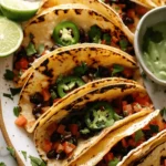 Quick and Easy Vegetarian Tacos with Crispy Black Beans