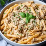 High Protein Creamy Beef Pasta Recipe for Quick Weeknight Dinners