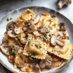 Ravioli and Mushroom Skillet