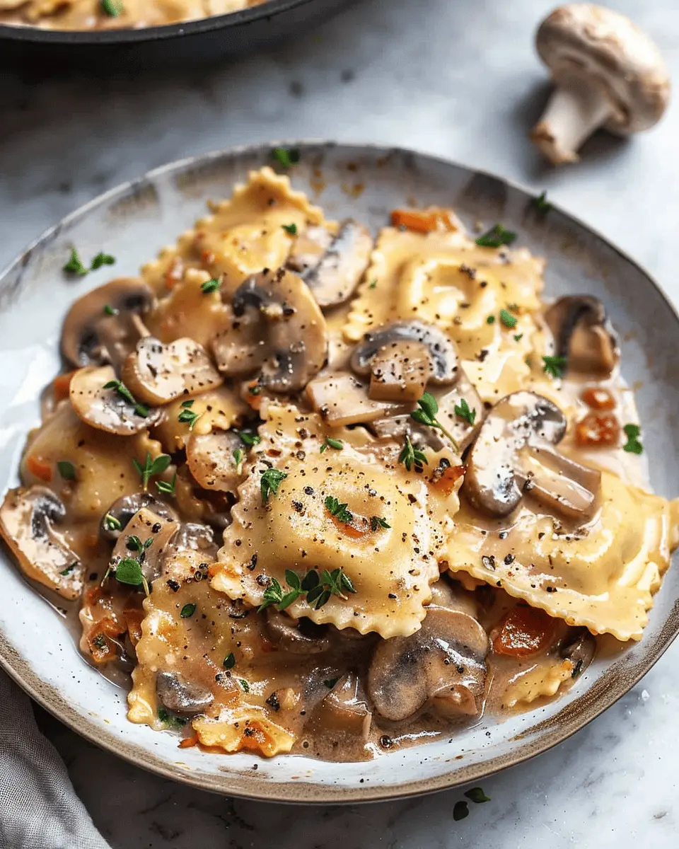 Ravioli and Mushroom Skillet: Easy Comfort Food Delight
