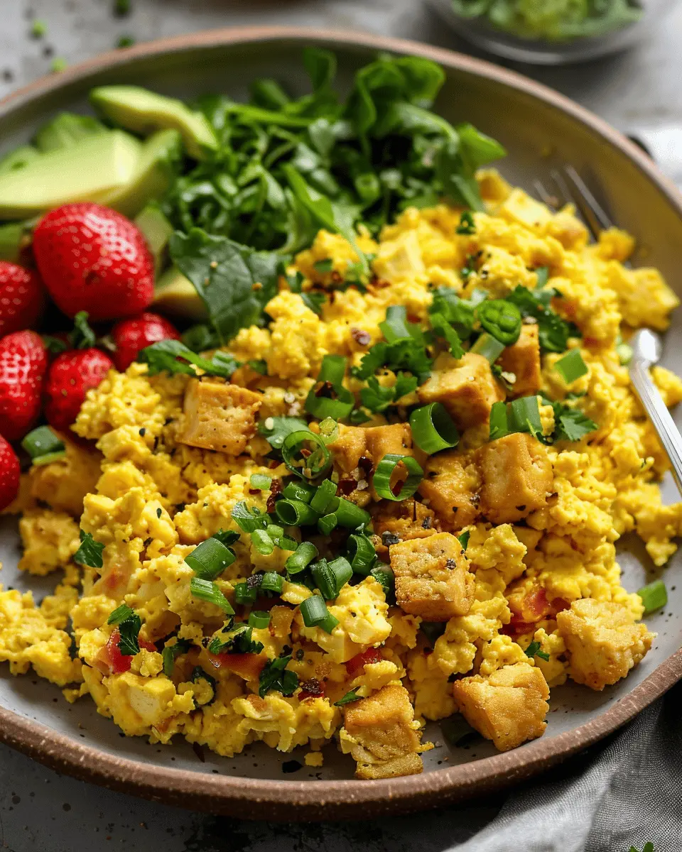 Vegan Tofu Scramble: The Best Easy Recipe for Breakfast Bliss