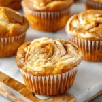Pumpkin Cream Cheese Swirl Muffins