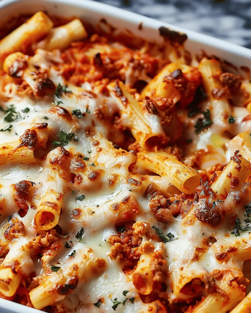 BA’s Best Baked Ziti: Indulgent Comfort Food with Turkey Bacon & Chicken Ham