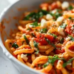 Spicy Tomato Feta Pasta