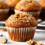 Soft and moist pumpkin muffins