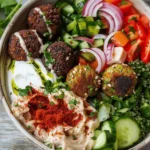 Loaded Mediterranean Falafel Bowl