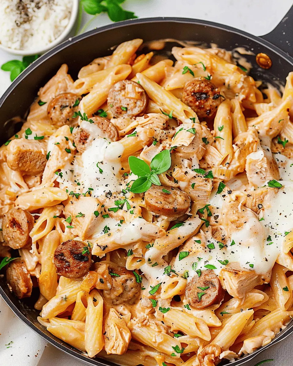Creamy Chicken Sausage Pasta: A Cozy Weeknight Delight