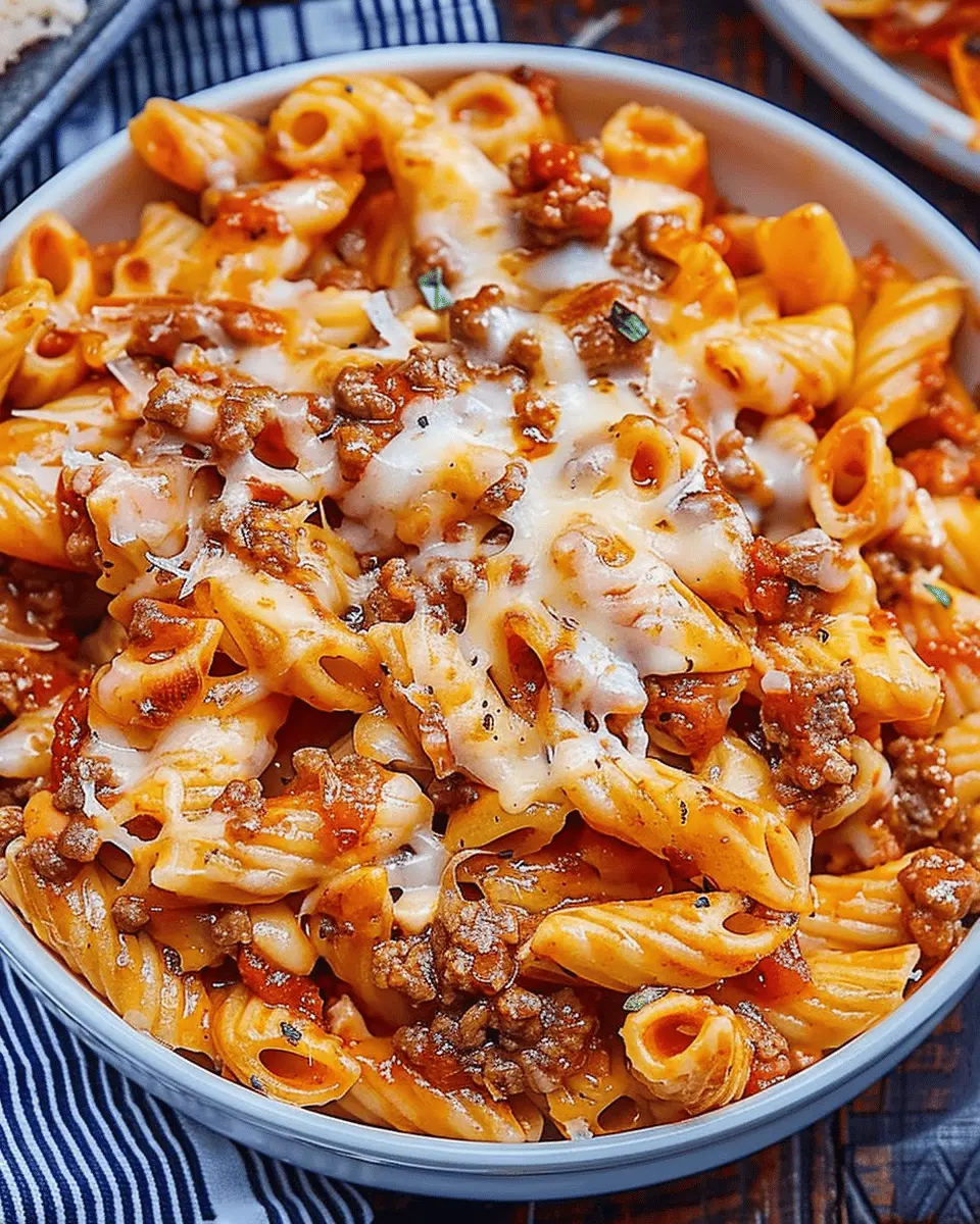 All-American Cheeseburger Pasta: Indulgent Comfort Food Redefined