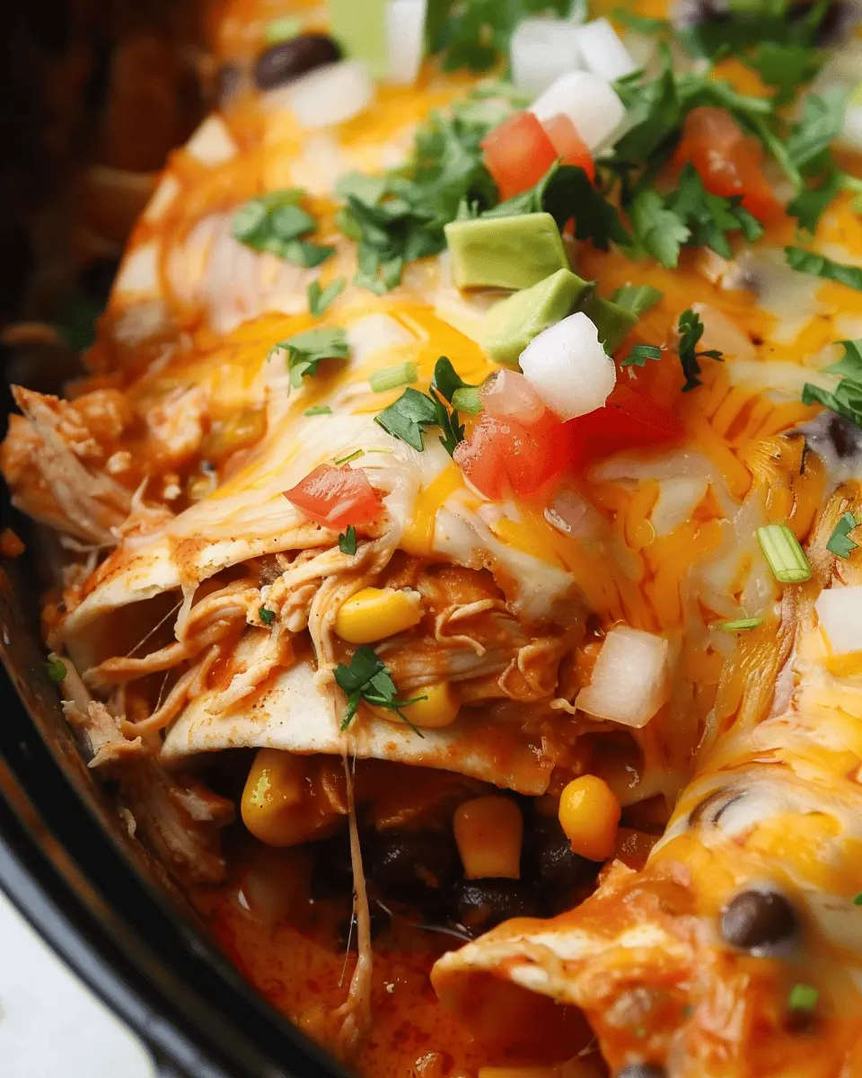 Chicken Enchilada Crock Pot Meal: Easy Comfort Food Delight