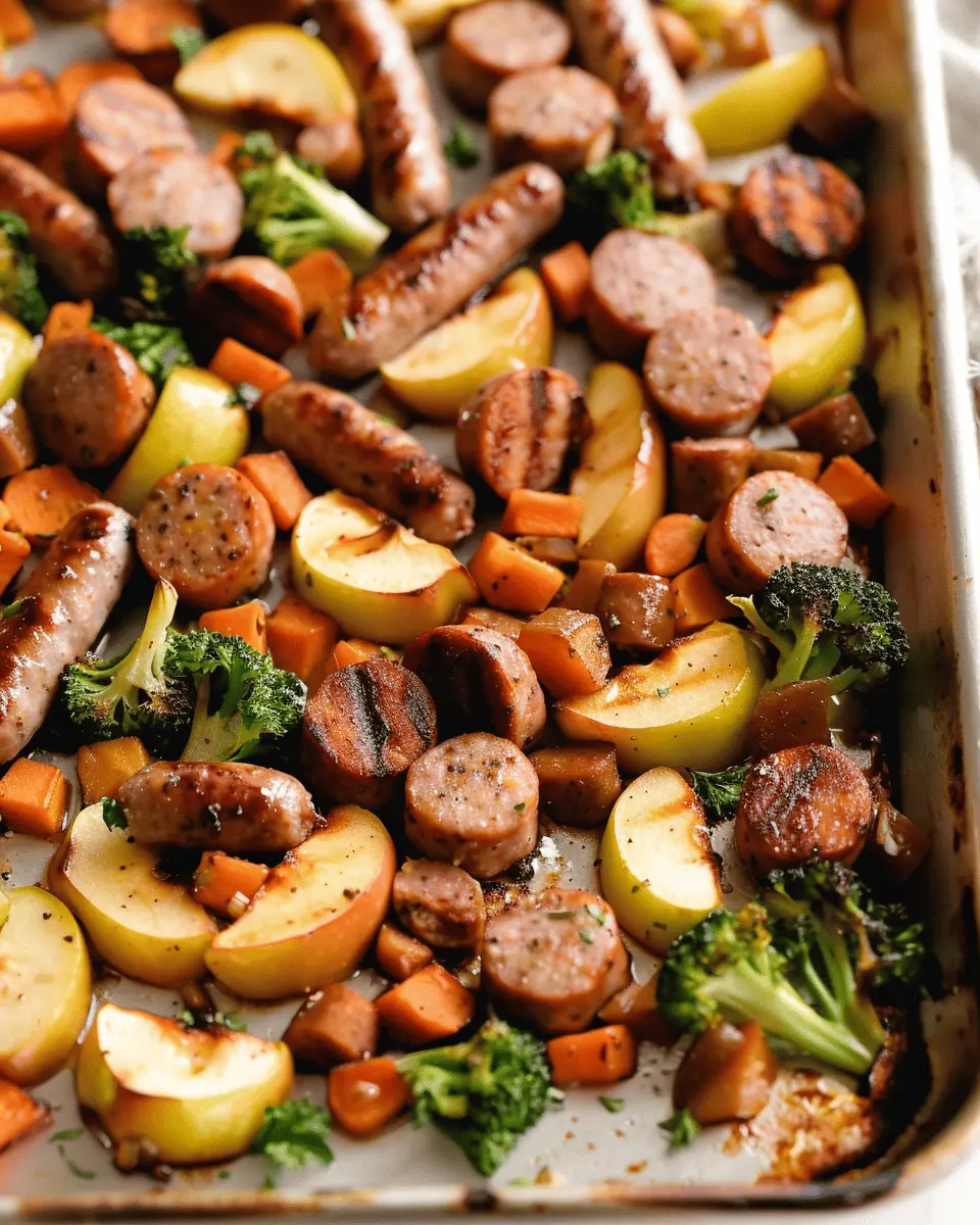 Chicken Apple Sausage Sheet Pan Dinner: Easy Comfort Meal Delight